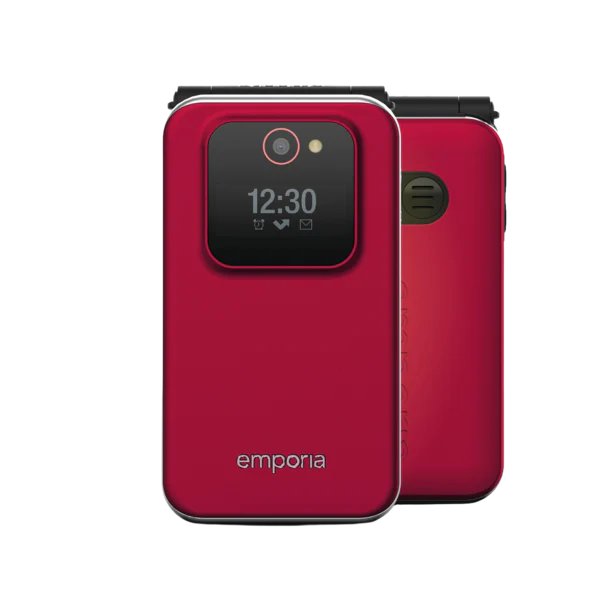 Emporia Joy red flip phone